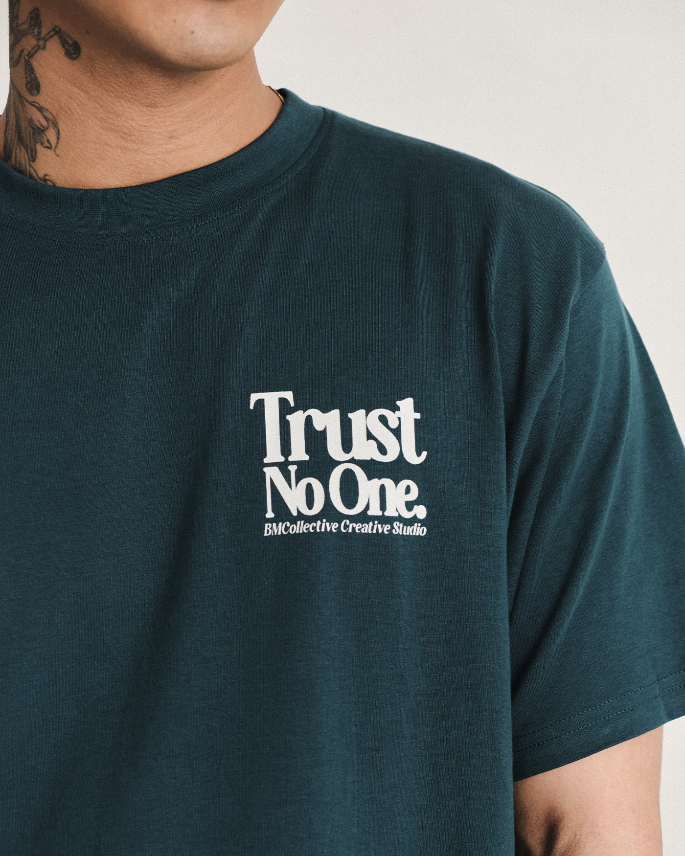 Trust No One Green Tee