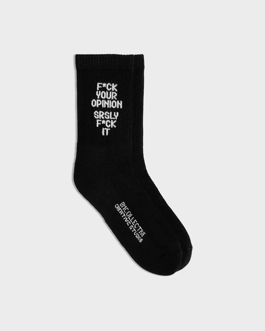 F*ck your opinion Socks