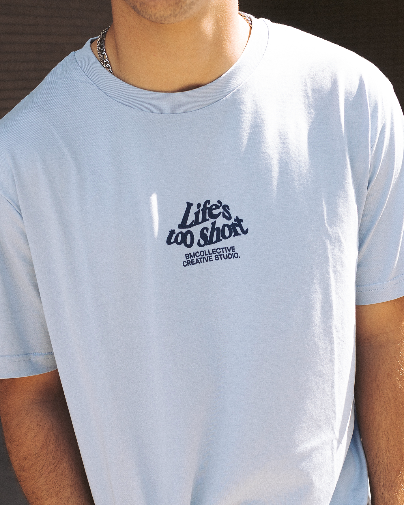 Life's Too Short Blue Tee