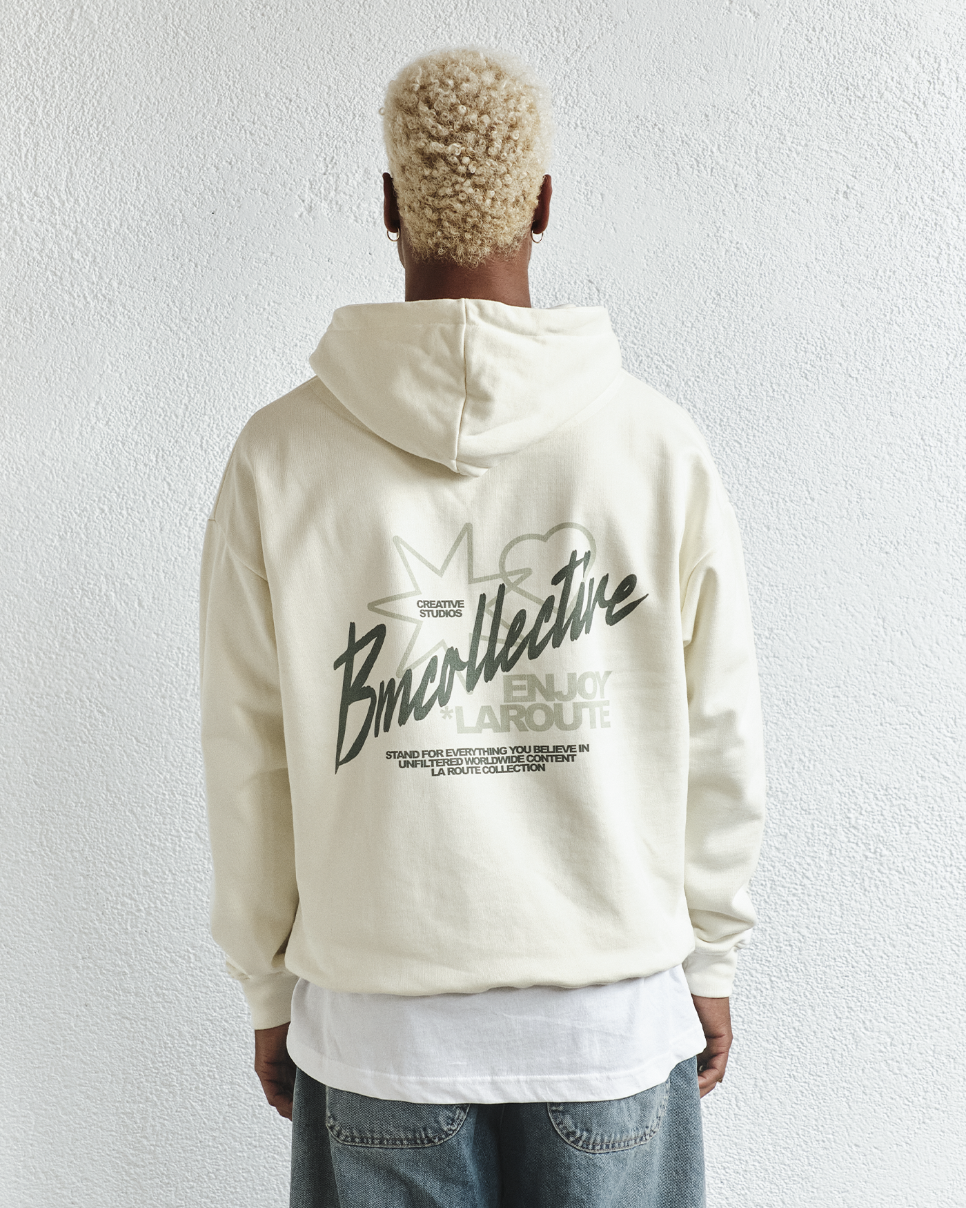 La Route BMCollective Cream Hoodie