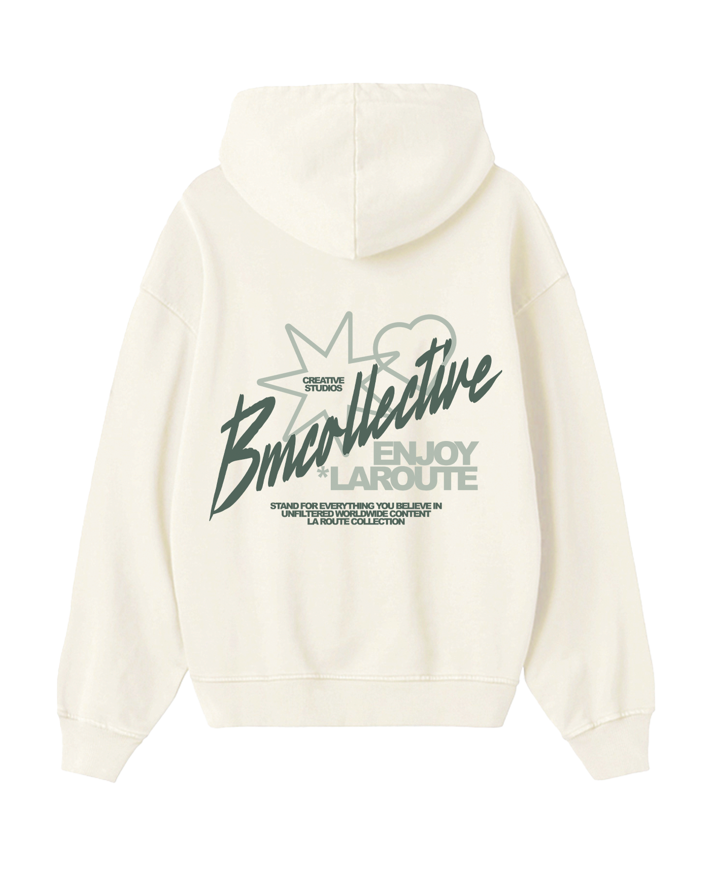 La Route BMCollective Cream Hoodie