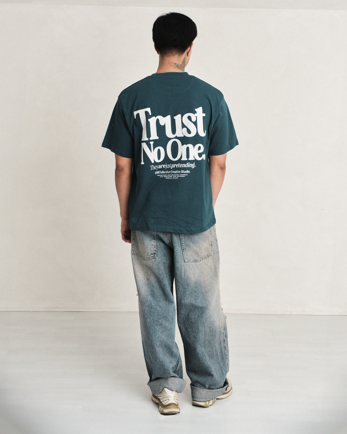 Trust No One Green Tee