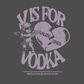 V is for Vodka Dark Grey Tee