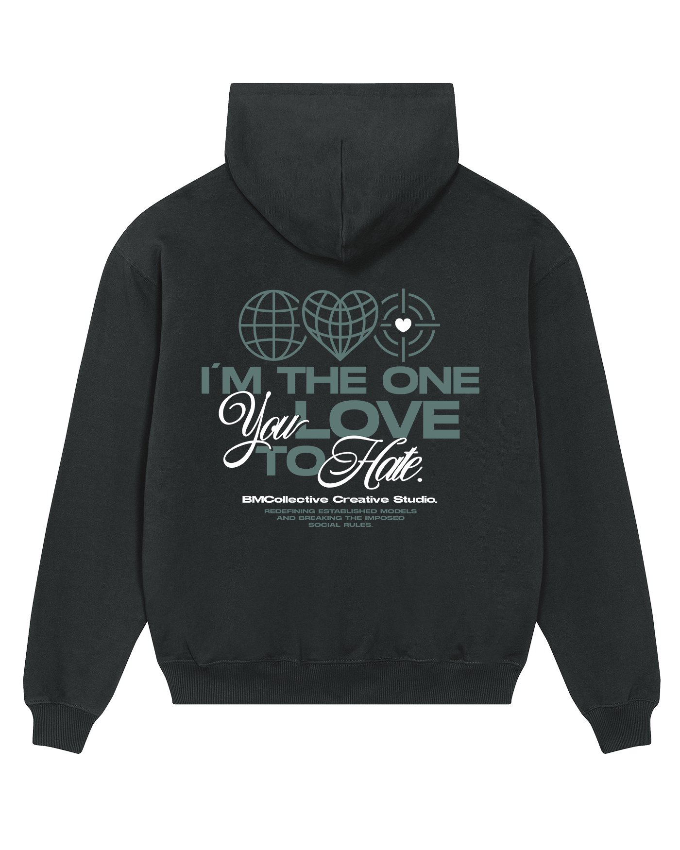 The One You Love To Hate Hoodie – BMCollective
